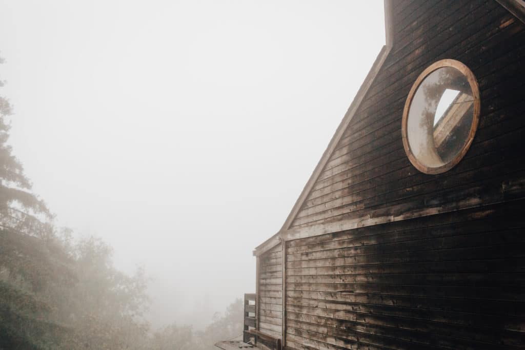 foggy day at ventana inn big sur